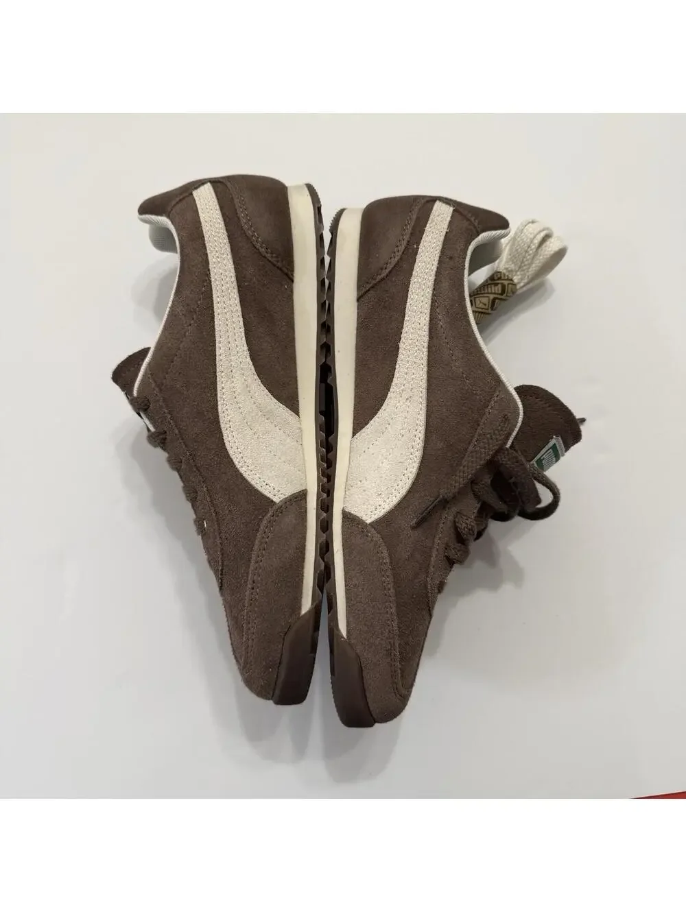 Puma Arizona SD Brown Suede Fashion Sneakers Shoes 402362 04 Men’s Size 9